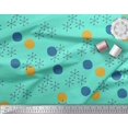 thumbnail image 3 of Soimoi Rayon Fabric Geometric & Polka Dots Printed Fabric 1 Yard 42 Inch Wide, 3 of 3