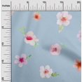 thumbnail image 1 of oneOone Polyester Lycra Fabric Flower & Leaves Watercolor Print Sewing Fabric BTY 56 Inch Wide, 1 of 4