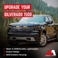 thumbnail image 3 of American Modified Armor Grille for 2019-2021 Chevy Silverado 1500, Matte Black, 3 of 12