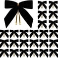 thumbnail image 1 of Aufmer 25 Pcs Small Velvet Christmas Bows, Bows for Wreath Gift Craft, Wedding Party Home Decoration, 1 of 5