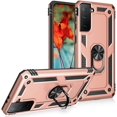 thumbnail image 1 of [PST] Samsung Galaxy S21 Plus 5G 6.7" Kickstand Rotating Ring Case, Heavy Duty Hybrid Shock Absorption Rugged Hard Phone Case Cover, 1 of 4