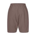 thumbnail image 4 of Gifts for Men LSLJS Men's Summer Solid Color Pocket Drawstring Shorts Mens Shorts, 4 of 5