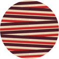 thumbnail image 1 of Ahgly Company Tapis Rond Lavable en Machine Intérieur Transitionnel Rouge Canneberge, 3 Pieds Rond, 1 of 7