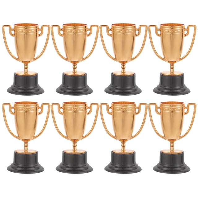 Miangastore 8 Pcs Mini Prix Trophées Prix Trophée Tasses Trophées Or Enfants Récompenses Scolaires