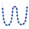 thumbnail image 1 of Vickerman M183502 6 ft. Blue Stripe Ball Garland, 1 of 1