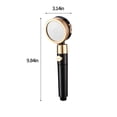 thumbnail image 3 of TIMIFIS Shower Head Turbo Shower Head Home Bath Shower Nozzle Water Heater Filter Shower ,3 Bathing Modes, One Pressurised Water Stop Function Shower Head. Kitchen Gadgets, 3 of 8