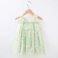thumbnail image 2 of Kcodviy Enfants 16Y Plage Floral Bébé Garçon Robe d'Anniversaire Superposée Robes d'Anniversaire Filles Robe Sans Manches Florale Été Plage Fête Robe Bébé Princesse Tout-Petit Robes Décontractées Sans Manches Robes Filles, 2 of 3