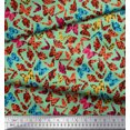 thumbnail image 2 of Soimoi Rayon Fabric Texture & Butterfly Fabric Prints by Yard 56 Inch Wide, 2 of 3