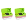 thumbnail image 4 of Transemion Household Portable Pill Storage Box Splitter Outdoor Hiking Camping Tablets Organizer Adults Case Container Green 2Set, 4 of 6