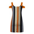 thumbnail image 5 of Robe d'Été pour Femmes 2024 Mode Grande Taille Aguichant Décontractée à Manches Courtes Imprimée Sans Bretelles Robe à Bretelles Rabais de 50 % Liquidation!, 5 of 5