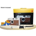 thumbnail image 3 of Kodak Ektar H35 Half-Frame Retro Camera Bundled with Kodak Ultramax 400 35mm Film (2 Rolls of 24 Exposures Each) Plus a Bonus Camera-Style Keychain (Brown), 3 of 11