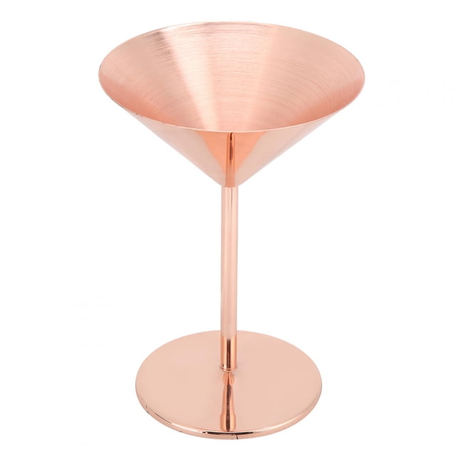 Verre à Cocktail, Gobelet en Or Rose en Acier Inoxydable MAGT 304 Coupe à Cocktail Champagne Vin Rouge