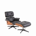 thumbnail image 1 of Chaise de salon est Plata Décor Import en noir, 1 of 5