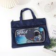 thumbnail image 1 of Cute Cartoon Printing Laptop Briefcase Portable Tote Bag For Student Book Storage Bag Handbag 12, 1 of 6
