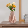 thumbnail image 1 of Drop Resistant Plastic Vase Hydroponic Flower Planter for Living Room Decor, Imitation Ceramic Home Decoration Centerpiece, 1 of 3