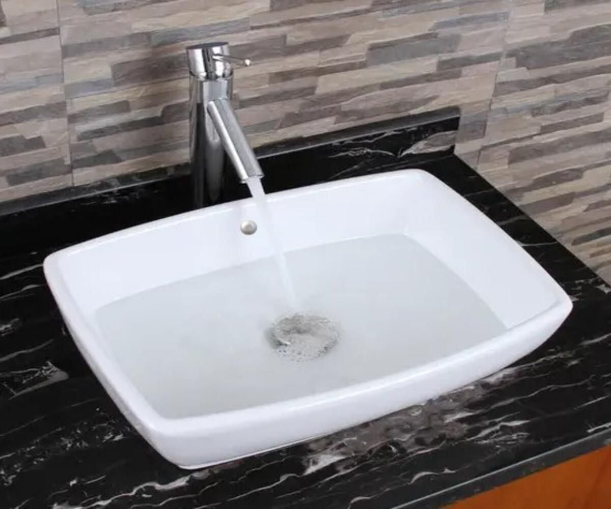 DROP Bath and Kitchen DR091332 Bathroom Vessel Sink Set