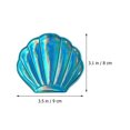 thumbnail image 2 of MasteelfCA 2 Pcs Miroir Portable Forme Coquille Colorée Miroir Grossissement Double Face Miroir de Maquillage Compact, 2 of 8
