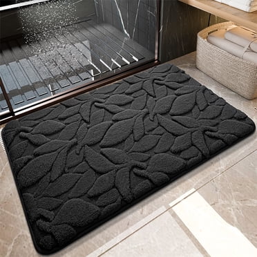 Staron Bath Mats for Bathroom, Bathroom Rug Mat 24x16, Extra Soft Absorbent Microfiber Bathroom Mat, Quick Dry, Machine Washable Non Slip Bath Mat for Bathroom Floor, Tub and Shower