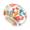 thumbnail image 2 of TopLLC Bonnet de Douche pour Femmes, Élastique et Réutilisable, Bonnet de Douche Imprimé Doublure de Couleur Ding Bonnet de Soins Capillaires Masque de Soins PE Bonnet de Maquillage Bonnet de Nuit, 2 of 2