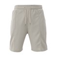 thumbnail image 3 of Birdeem Chemises pour Hommes Ensemble Décontracté Col en V Patchwork Manches Courtes et Shorts, 3 of 12