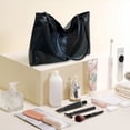 thumbnail image 5 of Trendy Ladies' Tote Bag Large Capacity Soft Leather Shoulder Bag Handcarry Bucket Purse, 5 of 5