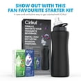 thumbnail image 2 of Cirkul 32oz Matte Black Stainless Steel Starter Kit with Matte Black Cirkul Lid 2.0 and 2 Flavor Cartridges (Blueberry Grape & Kiwi Berry)., 2 of 7