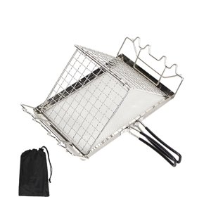 Portable Stove Grill Mini Foldable Grill BBQ Toast Baking Rack Heating Stand Outdoor BBQ Cooking Tools