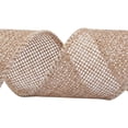 thumbnail image 4 of Joycrosso Burlap Wired Edge Ribbon 1.5 inch x 10 Yards, Natural, Ideal for Crafting, Gift Wrapping, Wreath, Christmas Tree, and Rustic Wedding Decorations, 4 of 4