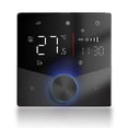 thumbnail image 1 of WiFi Smart Thermostat, Wall Mounted Temperature Controller with LED Panel, 8 Lighting Effects, 7 Color Lights Transition, Capacitive Touch Button, 1 of 7
