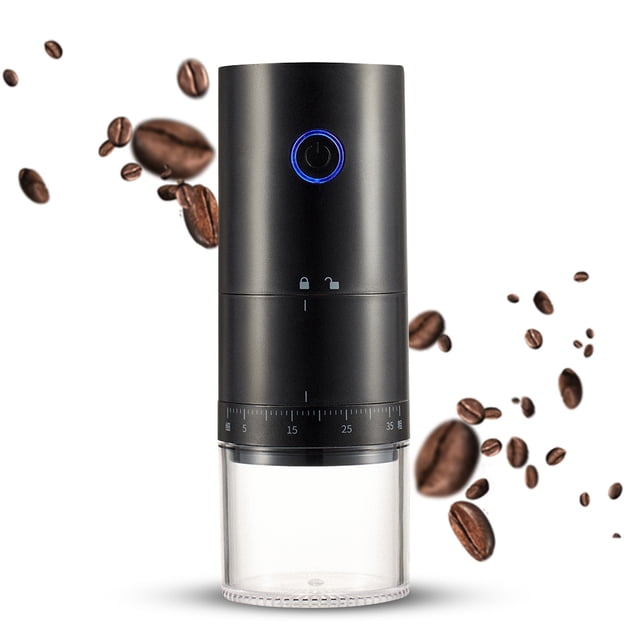 Portable Electric Burr Coffee Grinder Ceramic Blade Burr Grinder USB