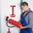 thumbnail image 3 of Miangastore 1pc Fire Extinguisher Wall-mounted Bracket Fire Extinguisher Fixing Hanger Iron Hanger, 3 of 8