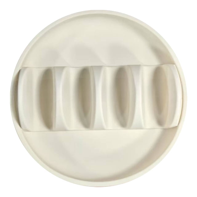 Holder Holder Rack With Dividers Divided Stand Serving Tray Platter Silicone Reusable Kitchen Plates For Serving Grill Outdoor