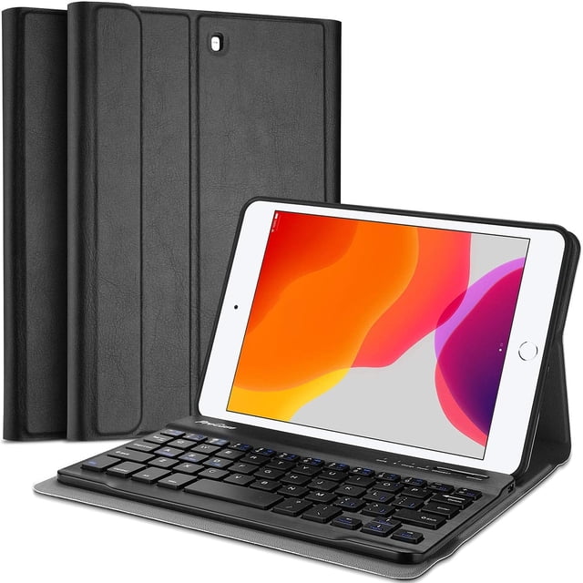 Étui Clavier pour iPad Mini 5e Génération Mini 4 7,9 Pouces avec Clavier QWERTY Sans Fil Détachable, Étui en Cuir PU durable et Porte-Crayon. Compatible avec les Modèles iPad Mini 5 (2019) et Mini 4, Cet Accessoire Apple iPad Offre une protection Complète, un Intérieur Antidérapant et une Expérience de Saisie de Style Portable.