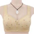 thumbnail image 2 of Birdeem Womans Embroidered Glossy Comfortable Breathable Bra Underwear No Rims, 2 of 6