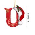thumbnail image 5 of LSLJS 26 Letters Christmas Tree Decoration Pendant Christmas Tree Ornaments Personalized DIY Christmas Ornaments Christmas Decorations Xmas Tree Hanging Decor, 5 of 5