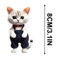 thumbnail image 3 of TopLLC 2PC Christmas Ideas Kittens Car Pendant Backpack Pendant license plate, 3 of 7
