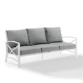 thumbnail image 3 of Crosley Kaplan Outdoor Metal Sofa in Gray, 3 of 12
