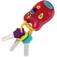 thumbnail image 3 of Battat Toy Keys - 3 Keys & Remote with 4 Fun Sounds - Mini Flashlight - Toy car Keys with Fob for Baby, Toddler - Light & Sound Keys - 6 Months + Red,, 3 of 7