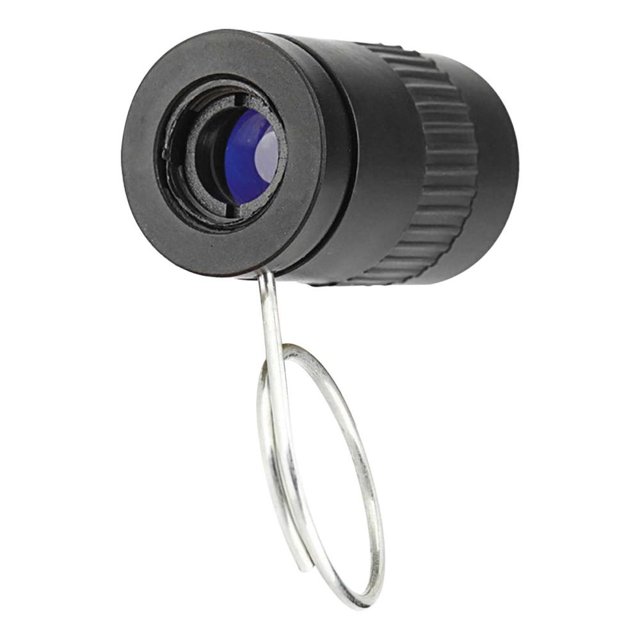 Feltree Télescope Monoculaire à Boucle pour Doigt Ultra-micro 2,5x17,5 mm Mini de Poche Micro Télescope Macro