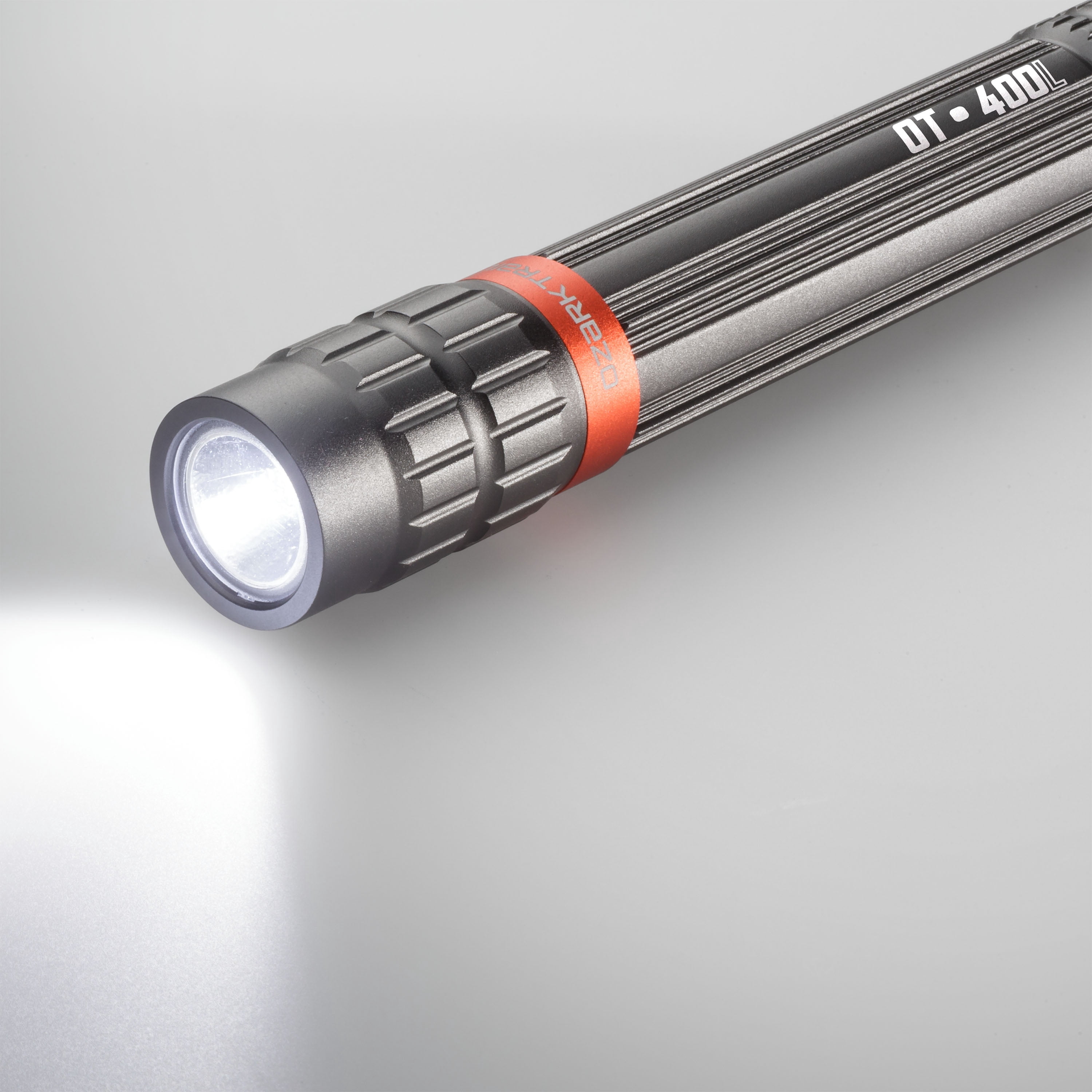Ozark Trail 400 Lumen Leds Flashlight, 2 AA Batteries Included, Lifetime LEDS