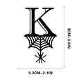 thumbnail image 1 of Spider Halloween Decoration Hang Tag Set with 26 Iron Letters 5.3 cm x 9 cm, Black Rope Included, 1 of 4