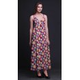 thumbnail image 2 of Bimba Robe Longue Maxi à Bretelles Spaghetti Ajustables à Imprimé Floral, Tenue de Plage d'Été - Moyen, 2 of 6