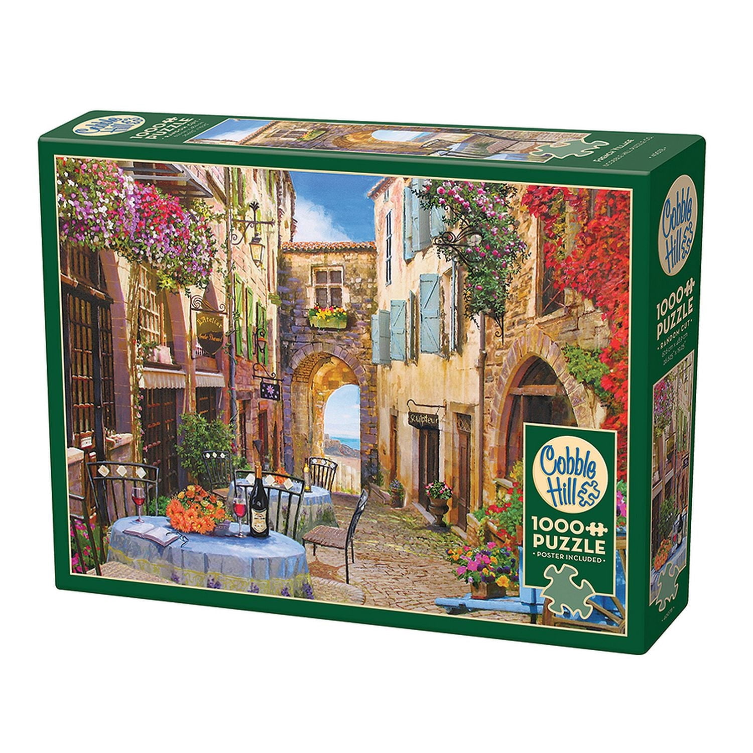 Cobble Hill Jigsaw Puzzle - French Village, 1000 Piece Puzzle