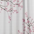 thumbnail image 4 of Mainstays 13-Piece Shower Curtain Set: 70" x 72" Cherry Blossom Fabric Shower Curtain and 12 Hooks, Pink, 4 of 7