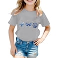 thumbnail image 2 of T-shirts pour Tout-Petites Filles, T-Shirts Imprimés à Manches Courtes pour Filles, Col Ras du Cou, Tenues d'Été pour Filles, T-Shirts Mignons pour Filles 2-3 Ans, 2 of 3
