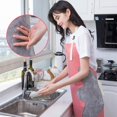 thumbnail image 4 of Server Aprons Adjustable Kitchen Apron with Hand Wipe, Water-Drop Resistant with 2 Pocket Cooking Bib Apron for Women & Men Apron for Man, 4 of 6
