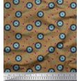 thumbnail image 1 of Soimoi Poly Georgette Fabric Dart Board Sports Print Fabric by Yard 42 Inch Wide, 1 of 3