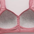 thumbnail image 5 of Women's Front Button Up With A Non Underwire Plus Size Vest Push Up Bra, 5 of 5