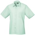 thumbnail image 1 of Premier Chemise de Travail Formelle en Popeline Unie à Manches Courtes pour Hommes, 1 of 3