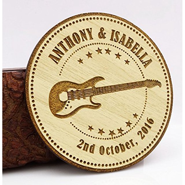 40 Custom Engraved Wooden Magnets Rustic Wedding Save The Date Wooden Magnets Persoanlized Gift